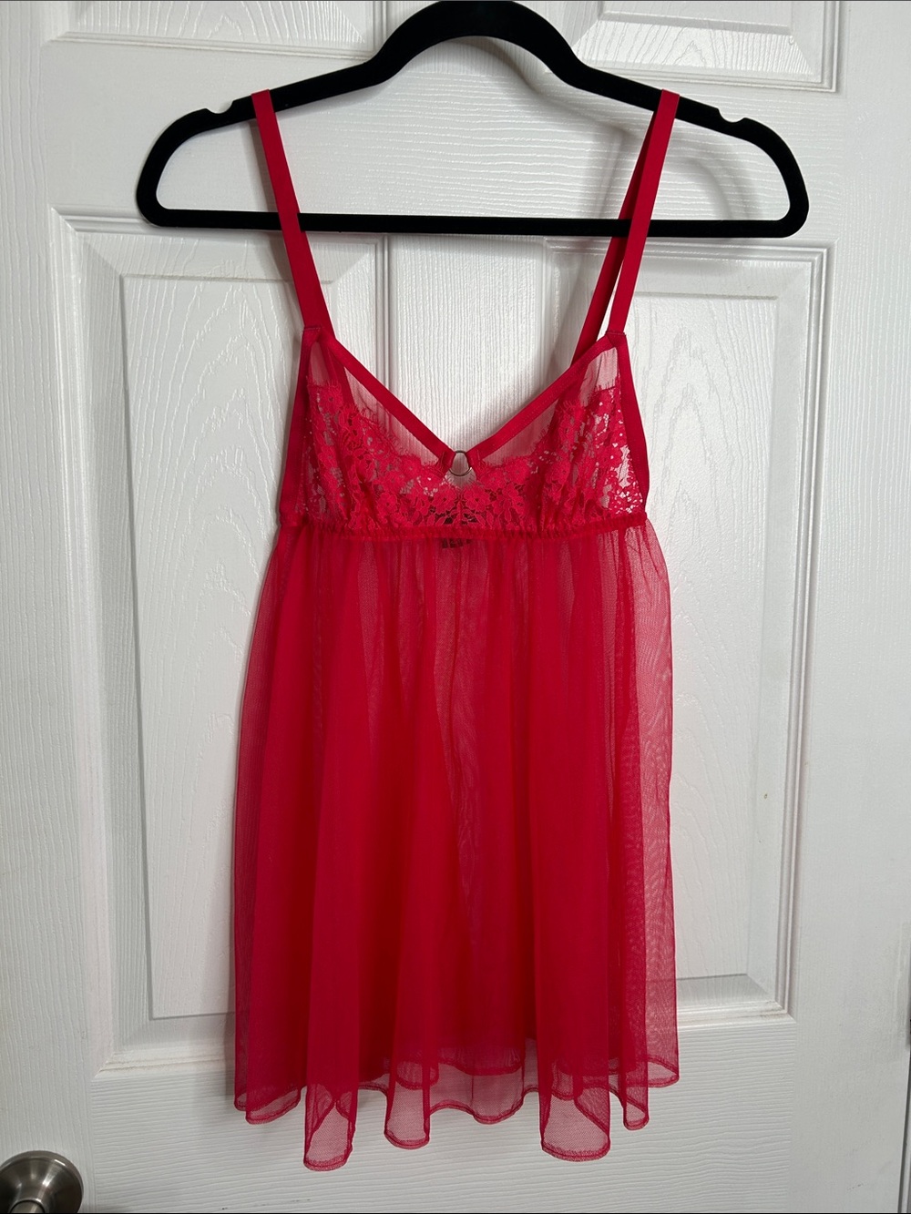 Victoriaās Secret sheer lingerie top